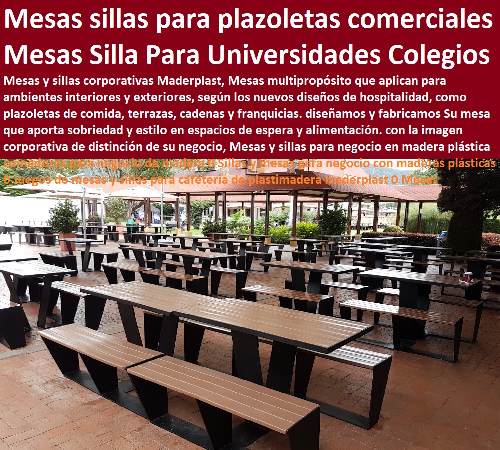 Mobiliario de Espectáculos Eventos Muebles Exteriores plazas de comidas Maderplast 0, Fábrica de Mesas y Sillas de Comedor 0, Muebles y Enseres para Espacios para Comercios 0, Fabrica de Sillas para Bar Bogotá 0, Mesas y Sillas Mobiliario de Espectáculos Eventos Muebles Exteriores plazas de comidas Maderplast 0, Fábrica de Mesas y Sillas de Comedor 0, Muebles y Enseres para Espacios para Comercios 0, Fabrica de Sillas para Bar Bogotá 0, Mesas y Sillas